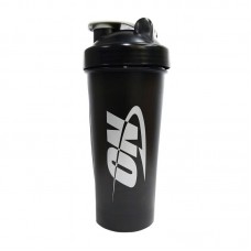 Optimum Nutrition Shaker ON with metall ball (600 ml, black/grey)