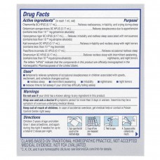 Boiron, Kids, успокаивающие жидкие дозы для сна, от 3 лет, без мелатонина, 15 заранее отмеренных жидких доз, 0,034 жидких унций (1 мл) каждая