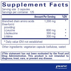 BCAA Pure Encapsulations 250 капсул