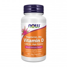 Vitamin D 1000 IU Dry - 120 vcaps Now Foods