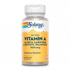 Vitamin A Dry Form 7600mcg - 60 caps Solaray