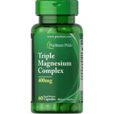 Triple Magnesium Complex 400 mg 60 Capsules Puritan's Pride