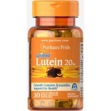 Lutein 20 mg with Zeaxanthin Lutigold™ 30 Softgels Puritan's Pride
