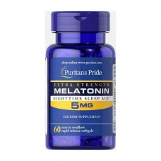 Melatonin 5 mg 60Softgels Puritan's Pride