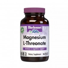 Магний треонат Bluebonnet Nutrition (Magnesium L-Threonate) 90 вегетарианских капсул