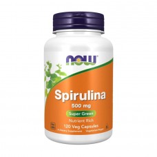 Spirulina 500 mg - 120 vcaps Now Foods