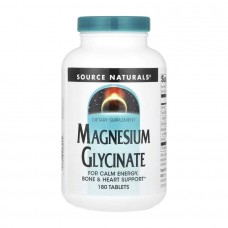 Magnesium Glycinate - 180 tabs Source Naturals