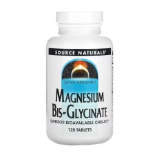 Magnesium Bis-Glycinate - 120 tabs Source Naturals