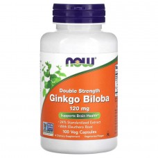 Ginkgo Biloba 120mg - 100 vcaps Now Foods