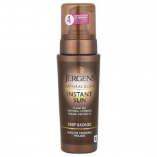 Мусс для автозагара Natural Glow, мгновенное солнце, оттенок Deep Bronze, Jergens, 177 мл