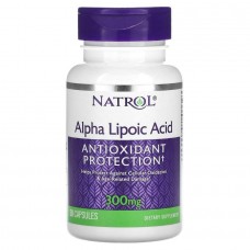 Альфа-липоевая кислота Natrol (Alpha Lipoic Acid) 300 мг 50 капсул