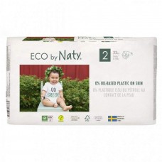 Органічні підгузники Eco by Naty Розмір 2 (від 3 до 6 кг) 33 шт