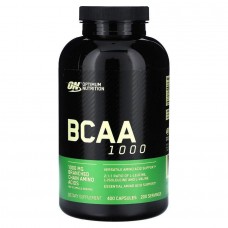 Амінокислоти ВСАА 1000, Optimum Nutrition, 400 капсул