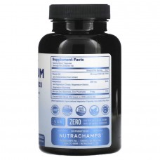 NutraChamps, магній, цинк і вітамін D3, 120 рослинних капсул