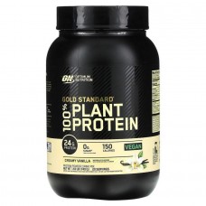 Optimum Nutrition, Gold Standard, 100% Plant Protein, рослинний протеїн, вершкова ваніль, 740 г (1,63 фунта)
