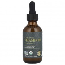 Global Healing, вітамін D3 на рослинній основі, 125 мкг (5000 МО), 59,2 мл (2 рідк. унції)
