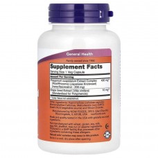 Ресвератол Now Foods (Natural Resveratrol) 200 мг 120 растительных капсул