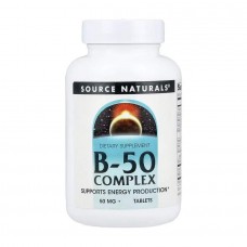 Vitamin B-50 Complex 50mg - 50 tabs Source Naturals