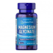 Magnesium Glycinate 240mg per serving - 60 caps Puritans Pride