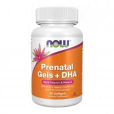Prenatal Gels + DHA - 90 softgels Now Foods