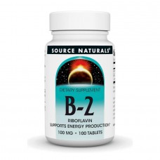 Vitamin B-2 100 mg - 100 tabs Source Naturals