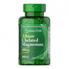 Albion Chelated Magnesium 400mg - 100caps Puritans Pride