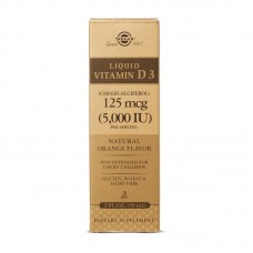 Solgar Liquid Vitamin D3 125 mcg (5,000 IU) (59 ml, orange)