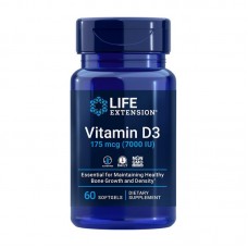 Life Extension Vitamin D3 175 mcg (7,000 IU) (60 softgels)