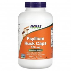 Лушпиння подорожника Now Foods (Psyllium Husk) 500 мг 500 рослинних капсул
