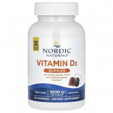 Витамин Д3 лесные ягоды Nordic Naturals (Vitamin D3 Gummies) 1000 МЕ 120 жевательных конфет