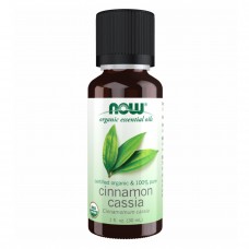 Org Cinnamon Cassia Oil - 30ml (1fl.0z) (Пошкоджена етикетка) Now Foods