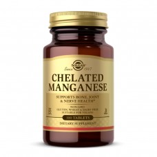 Chelated Manganese - 100 tabs Solgar