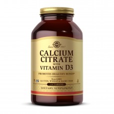 Calcium Citrate with Vitamin D3 - 240 tabs Solgar