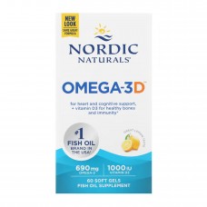 Omega-3D - 60 softgels Nordic Naturals