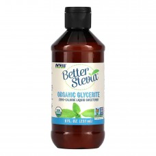 BetterStevia® Liquid, Organic Glycerite - 237ml Now Foods
