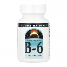 Vitamin B-6 100 mg - 100 tabs Source Naturals