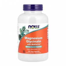 Magnesium Glycinate with BioPerine® - 180 vcaps Now Foods