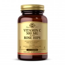Vitamin C 500mg with Rose Hips - 100 tabs Solgar