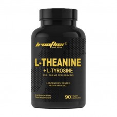 IronFlex L-Theanine + L-Tyrosine 200/300 mg (90 veg caps)