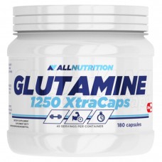 Глютамін, Glutamine 1250 Xtracaps - 180caps Allnutrition