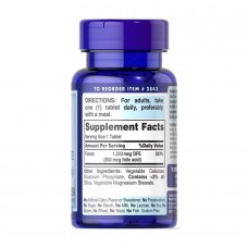 Folate 1333 mcg DFE - 250 tabs Puritans Pride