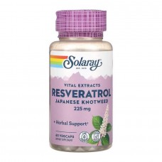 Triple Strength Resveratrol 225mg - 60 vcaps Solaray Triple Strength Resveratrol 225mg - 60 vcaps Solaray