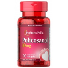 Поликозанол, Policosanol, Puritan's Pride, 10 мг, 90 капсул