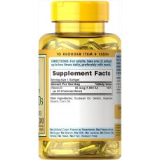 Витамин Д3, Vitamin D3, Puritan's Pride, 1000 МЕ, 30 капсул