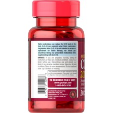 Коензим Q-10, Q-SORB Co Q-10, Puritan's Pride, 200 мг, 30 капсул