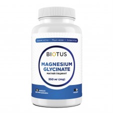 Магній гліцинат, Magnesium Glycinate, Biotus, 350 мг, 120 капсул