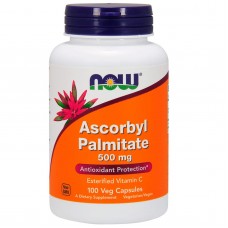 Аскорбіл пальмітат, Ascorbyl Palmitate, Now Foods, 500 мг, 100 вегетаріанських капсул
