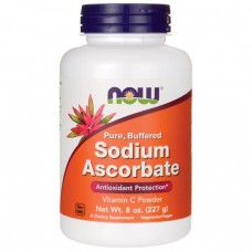 Аскорбат натрію, Sodium Ascorbate, NOW Foods, буферизований порошок, 227 г