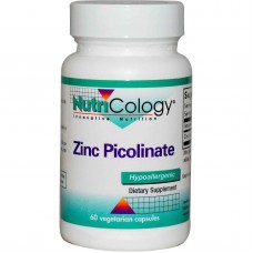 Цинк Пиколинат, Zinc Picolinate, Nutricology, 60 капсул