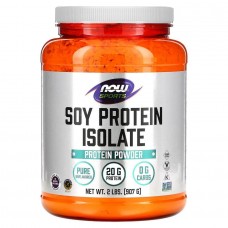 Изолят соевого протеина, Soy Protein Isolate, Now Foods, Sports, порошок, чистый, без вкуса, 907 г